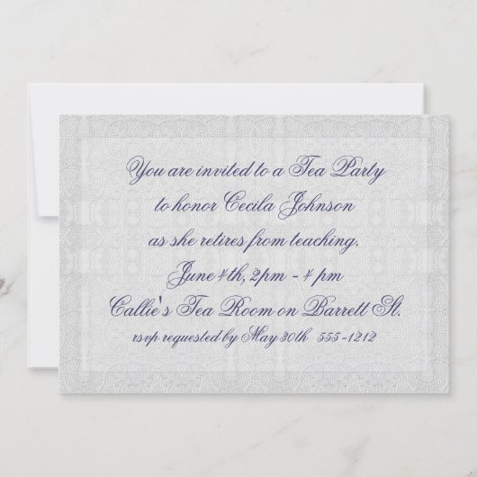 Invitation Tea Party (Dos)