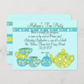 Invitation Tea Party (Devant / Derrière)