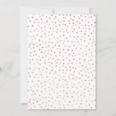 Invitation Tea Party Anniversaire - Rose or blanc rose floral (Dos)