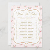 Invitation Tea Party Baby shower Voudrait-Elle Plutôt Game Ca (Devant)