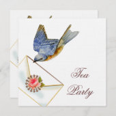 Invitation Tea Party de Bluebird (Devant / Derrière)
