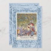 Invitation Tea Party de Mad Hatter (Devant / Derrière)