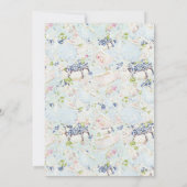 Invitation Tea Party Dentelle Doily Aquarelle (Dos)