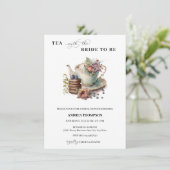 Invitation Tea Party | Fête des mariées de thé (Debout devant)