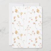 Invitation Tea Party Fête des mariées Jardin élégant Tea Part (Dos)