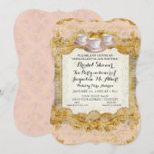 Invitation Tea Party Fête des mariées Palais Royal Versailles (Devant / Derrière)