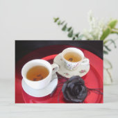 Invitation Tea Party gothique (Debout devant)