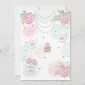 Invitation Tea Party, Invitation par égalité (Dos)