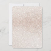 Invitation Tea Party Jaune Fleur sauvage Fête des mariées Par (Dos)