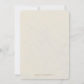 Invitation Tea Party Naissance Vintage Floral Tea Set (Dos)