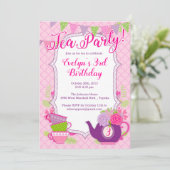 Invitation Tea Party ou Tea Party Invitation pour (Debout devant)
