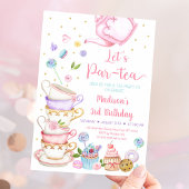 Invitation Tea Party Par-tea Anniversaire