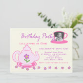 Invitation Tea Party/ Photo (Debout devant)