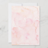 Invitation Tea Party rose violet Anniversaire (Dos)