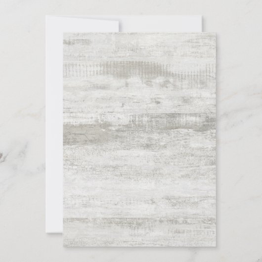 Invitation Tea Party Rustic Bleached Wood (Dos)