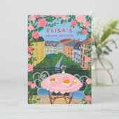 Invitation Tea sur mesure Paris sur le Balcon Fête des mariée (Debout devant)