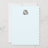 Invitation Tea Time Meow Time - Cute Cat and Tea Design (Dos)