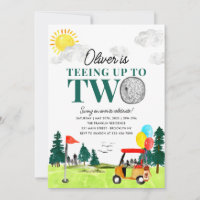 Tea to Two Golf Boy Golfing Partee 2e anniversaire