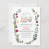 Invitation Tea with The Bride To Be | Floral Bridal Shower (Devant)