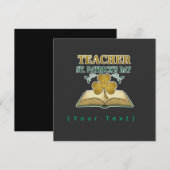 Invitation Teacher & Student Class of 2026 - Knowledge is Lig (Devant / Derrière)