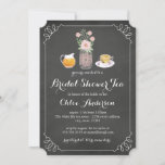 Invitation Teacup Chalkboard Fête de l'mariée Tea Party Invit<br><div class="desc">Encore de jolies invitations à la douche nuptiale dans le Little Bayleigh Store!</div>