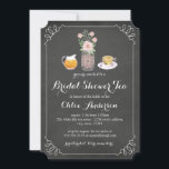 Invitation Teacup Chalkboard Fête des mariées Tea Party Invit<br><div class="desc">Plus de jolies invitations de douche nuptiale dans le Little Bayleigh Store!</div>