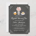 Invitation Teacup Chalkboard Fête des mariées Tea Party Invit<br><div class="desc">Plus de jolies invitations de douche nuptiale dans le Little Bayleigh Store!</div>