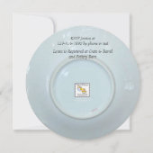 Invitation Teacup Tea Party Fête des mariées (Dos)