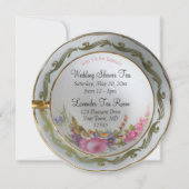 Invitation Teacup Tea Party Fête des mariées (Devant)
