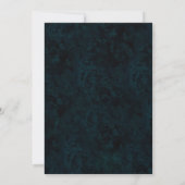 Invitation Teal and Gold Glitter Agate Wedding (Dos)
