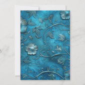 Invitation Teal Wedding (Dos)