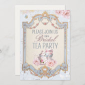 Invitation Teapot Teapot Party Mariage Brunch (Devant / Derrière)