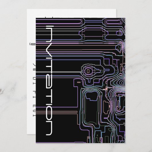 Invitation Technologie (Devant / Derrière)