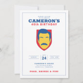 Invitation Ted Lasso : Birthday Party (Devant)