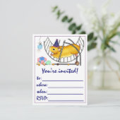 Invitation Ted le hamster (Debout devant)