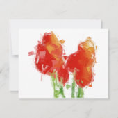 Invitation Ted Tulip Photo Celebration of Life Card (Dos)