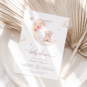 Invitation Teddy Bear au-dessus du Baby shower neutre de la l