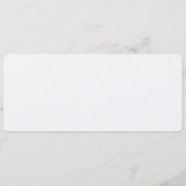 Invitation Teddy Bear Avion Passe d'embarquement Baby shower  (Dos)