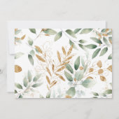 Invitation Teddy Bear baby shower vert neutre pour les femmes (Dos)