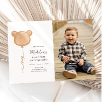 Teddy Bear Balloon Beary-Y Première fête d'anniver