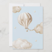 Invitation Teddy Bear Bearly Wait Balloon Baby Boy Shoy Inv (Dos)