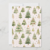 Invitation Teddy Bear Bearly Wait Vacances Fille Baby shower (Dos)