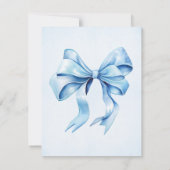 Invitation Teddy Bear Blue Balloon Beary Premier anniversaire (Dos)