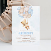 Invitation Teddy Bear Boy 1st Beary Premier anniversaire