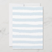 Invitation Teddy Bear Boy Green Baby shower de feuillage (Dos)