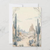 Invitation Teddy Bear Cowboy Rodeo Cheval Anniversaire (Dos)