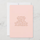 Invitation Teddy Bear Drive par Baby shower Girl (Dos)