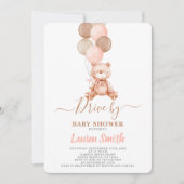 Invitation Teddy Bear Drive par Baby shower Girl (Devant)