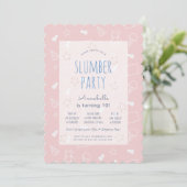 Invitation Teddy Bear Glace Cream Pink Stwood Party Anniversa (Debout devant)