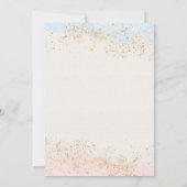 Invitation Teddy Bear Hot Air Balloon Sexe Revevela Party (Dos)